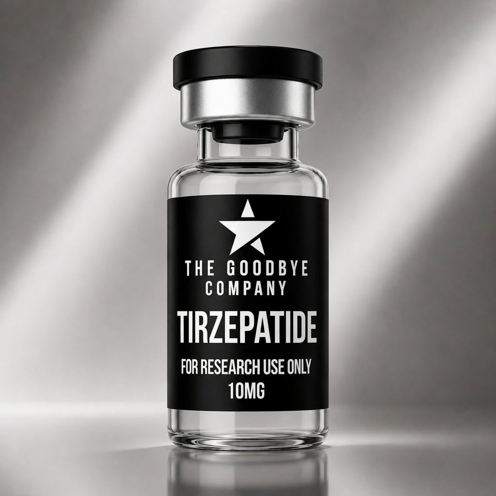 Tirzepatide 10mg per Vial | The Goodbye Company Peptides